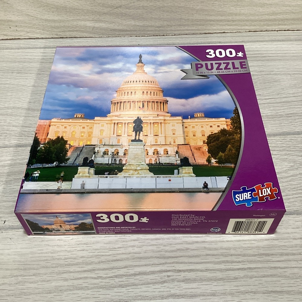 TCG‎ SURELOX 300 Pieces 19" x 13" Washington *Factory Sealed*